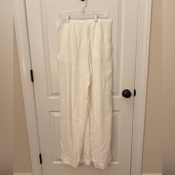 NWT The Frankie Shop Sloane Wide Leg Trousers Size L - Picture 8 of 15